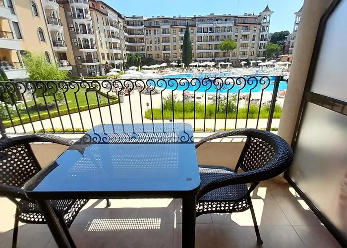 Apartment 2 Royal Sun E24 With Poolview And Big Balcony Sunny Beach